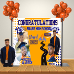Custom Graduation Banner / Backdrop – 4x2 or 8x8