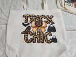 Personalized Halloween Tote — Custom Trick-or-Treat Candy Bag