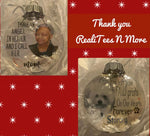 Custom Memorial Photo Ornament – Personalized Remembrance Keepsake