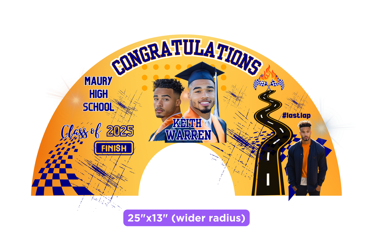 Custom Clack Fan – “Last Lap” Graduation Edition