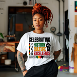 Celebrating Black History Culture Excellence Tee