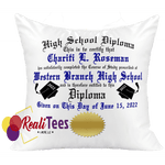 Graduation Glow-Up Keepsake Pillow