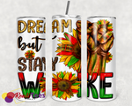 Customizable 20-oz Sublimation Tumbler with Lid & Straw