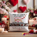 Every Love Story Is Beautiful Personalized Pillow