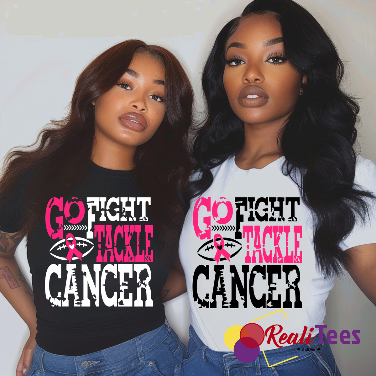 Go Fight Tackle Cancer Tees