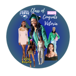 Customized Round Graduation Fan w/Case – MOQ 5