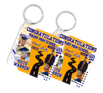 Custom Graduation Key Chain – Square Edition