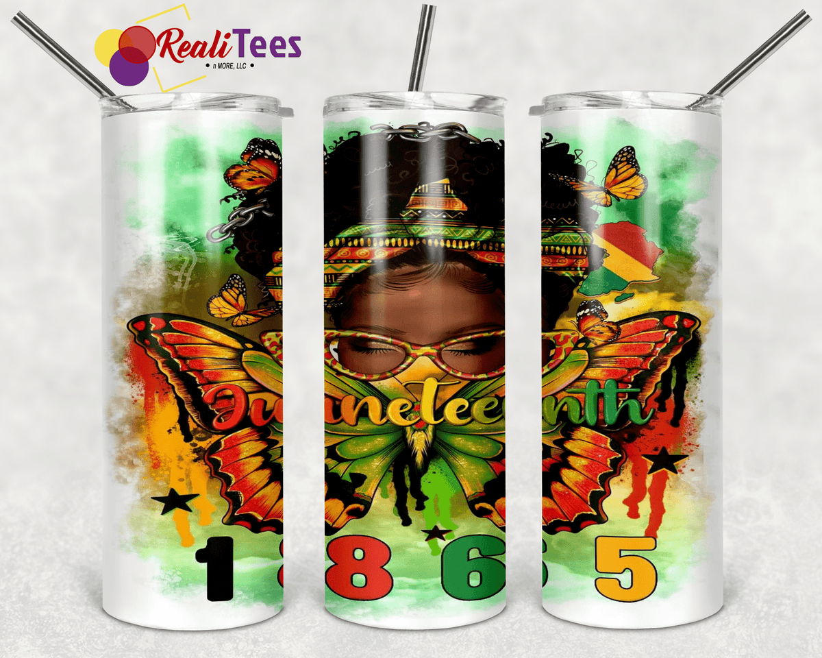 Customizable 20-oz Sublimation Tumbler with Lid & Straw