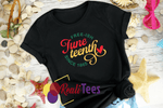 Juneteenth 'Freeish Since 1865' Heart-Encircled Cotton Tee