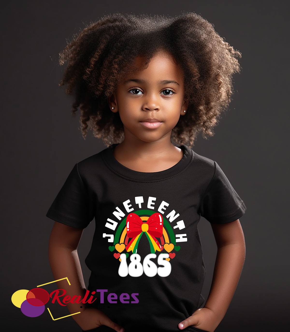 Juneteenth 1865 with a Bow Tee
