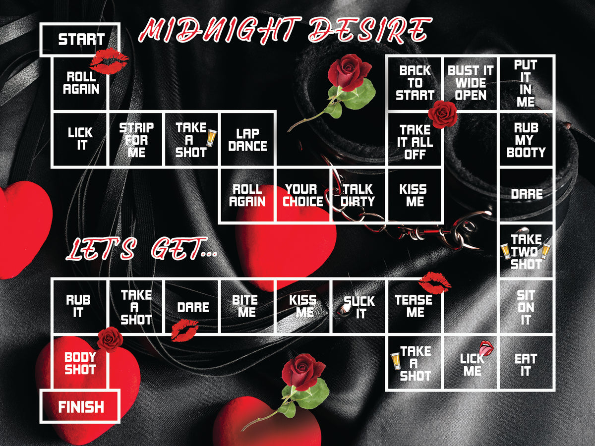 Custom Valentine’s Day Couples Game Board