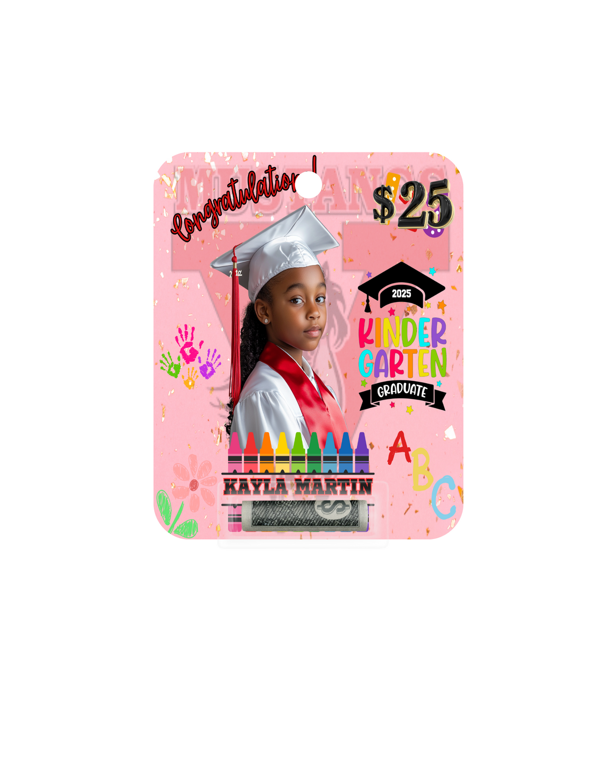 Graduation Glow-Up Money Card