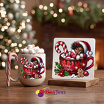 Cozy Cocoa Cutie Mug & Coaster Gift Set – Christmas Teacher & Secret Santa Gift