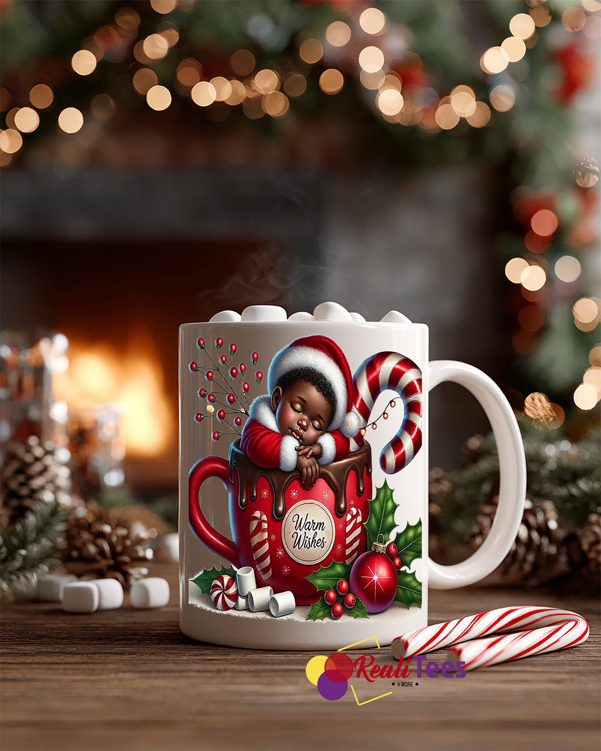 Cozy Cocoa Cutie Christmas Mug – 11 oz Holiday Hot Cocoa & Coffee Gift