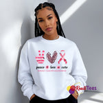 Peace • Love • Cure | Awareness Crewneck, Tee & Hoodie