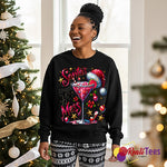 Santa’s Favorite Hot Mess Women’s Sweatshirt – Funny Luxury Holiday Gift