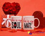 Soulmate Valentine Couple Mug Set