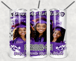 Custom Graduation Tumbler – 20 oz. Full Wrap