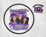 Customized Round Graduation Fan w/Case – MOQ 5