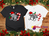 Mr. & Mrs. Christmas Shirts – Festive Candy Cane Holiday Tees for Couples