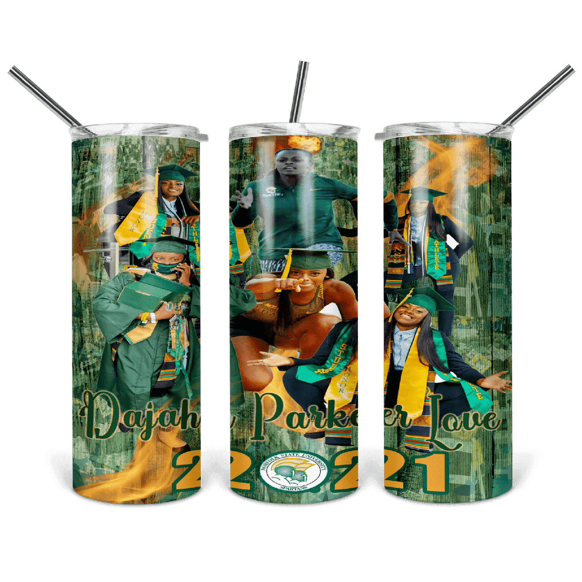 Custom Graduation Tumbler – 20 oz. Full Wrap