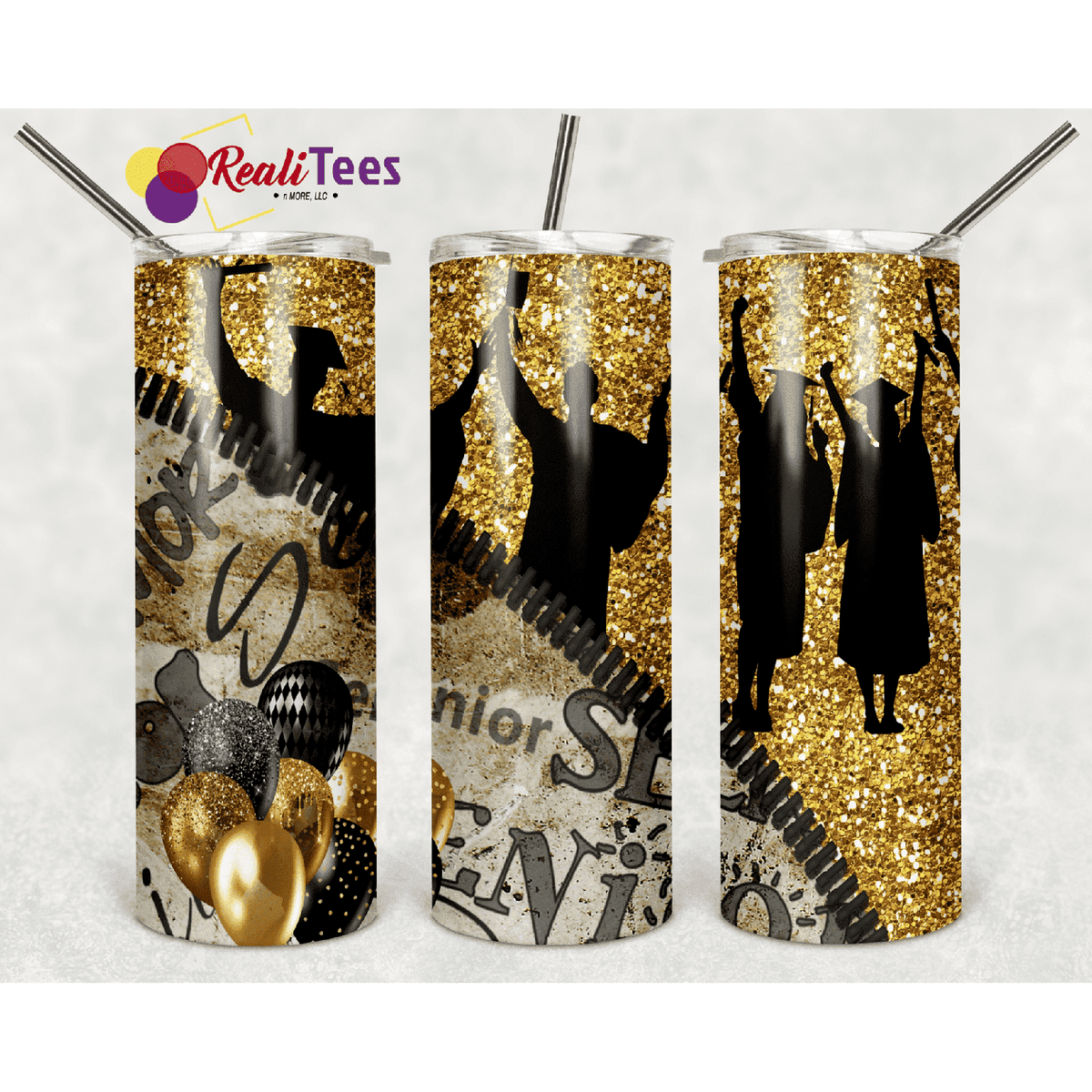 Custom Graduation Tumbler – 20 oz. Full Wrap