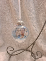 Custom Memorial Photo Ornament – Personalized Remembrance Keepsake