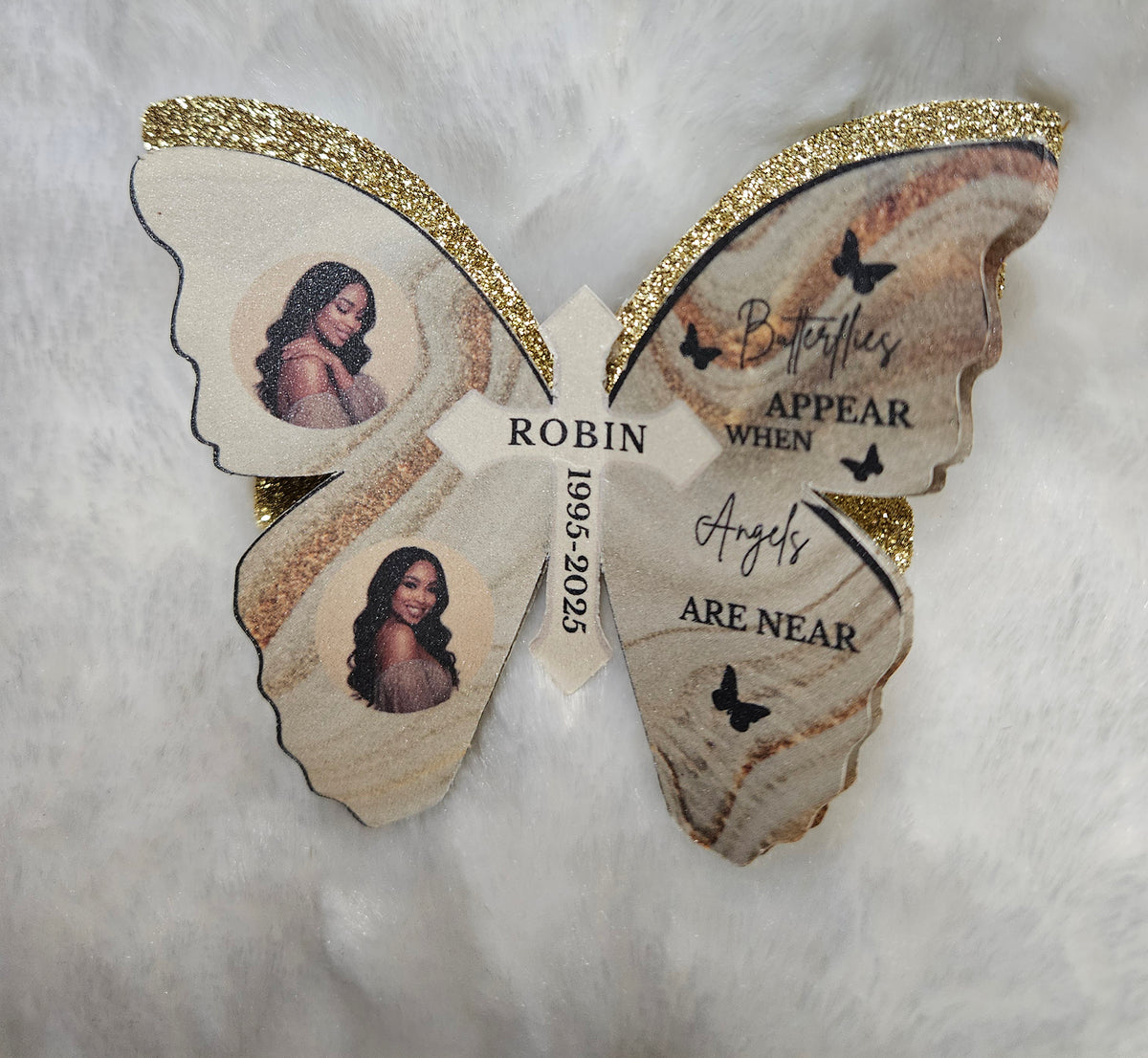 Custom Memorial Butterfly Keepsake