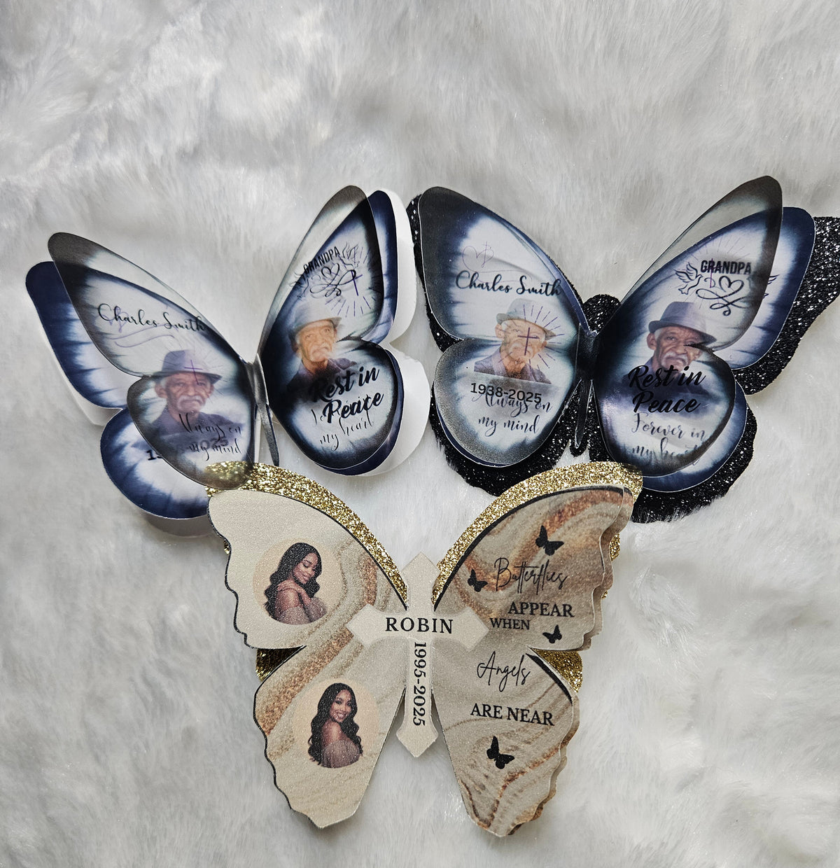Custom Memorial Butterfly Keepsake