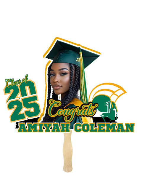 Customized Graduation Cut-Out Fans – MOQ 5