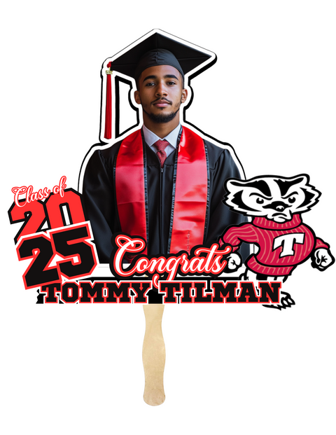 Customized Graduation Cut-Out Fans – MOQ 5