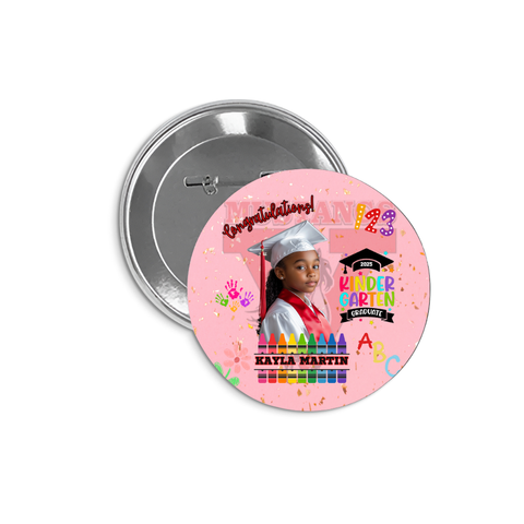 Custom Graduation Buttons – 3.0” (Set of 10)