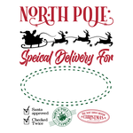 Personalized Santa Sacks | 11 Designs & 2 Sizes (20x27” & 24x31”) | Custom North Pole & Christmas Express Canvas Bags