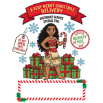 Personalized Santa Sacks | 11 Designs & 2 Sizes (20x27” & 24x31”) | Custom North Pole & Christmas Express Canvas Bags