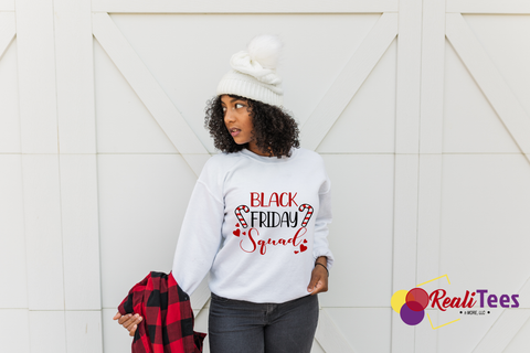 Black Friday Squad Tee - Candy Canes