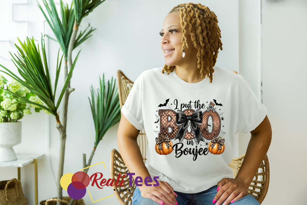 I Put the Boo in Boujee Halloween Tee