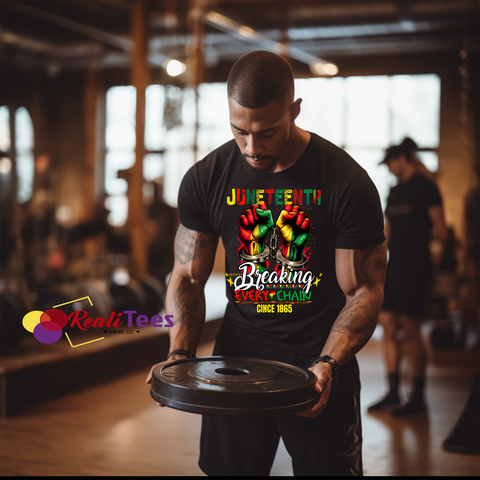 Breaking Every Chain Juneteenth Tee – Power Duo Edition