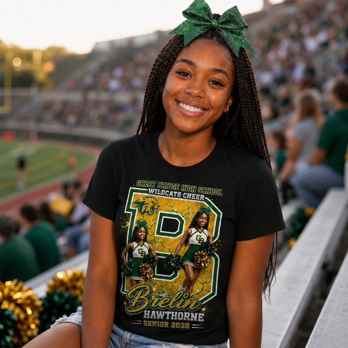 Custom Player / Senior Spotlight Tee | Personalized Athlete Tribute Shirt