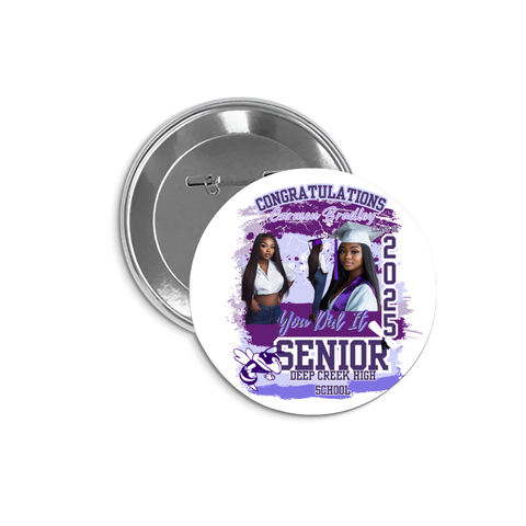 Custom Graduation Buttons – 3.0” (Set of 10)