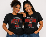 Custom Football Family Tee | Personalized Game Day Spirit Shirt