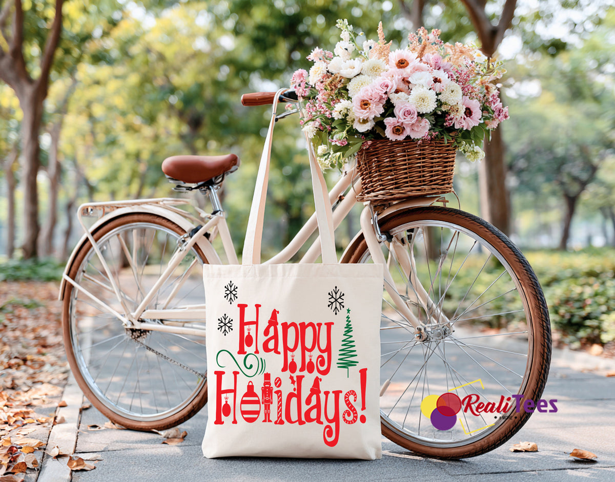 Happy Holidays Tote Bag