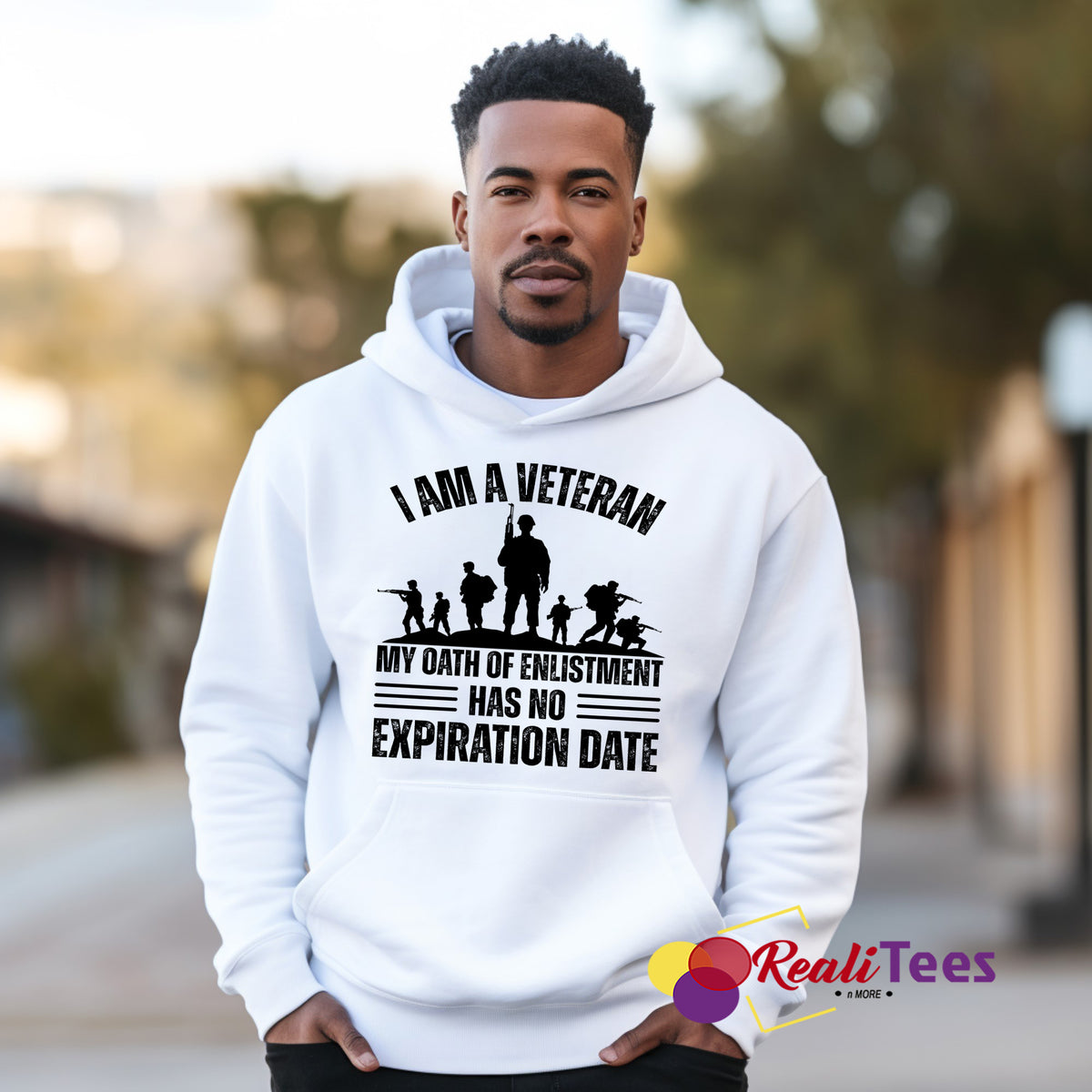 I Am a Veteran Hoodie | Oath of Enlistment Has No Expiration Date