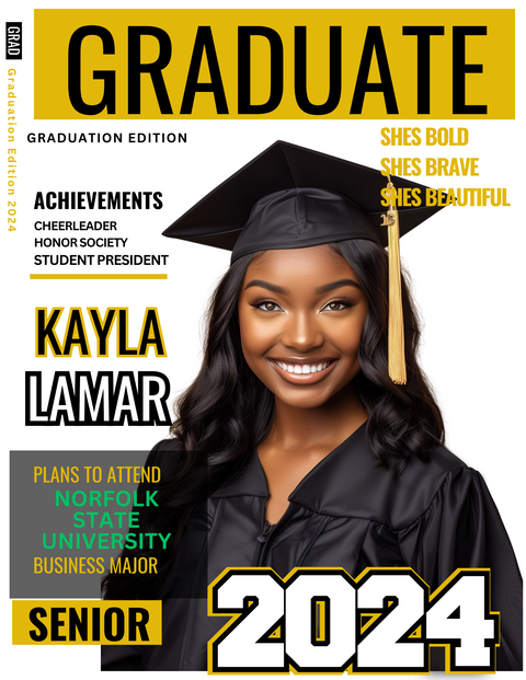 Magazine Cover - Graduation