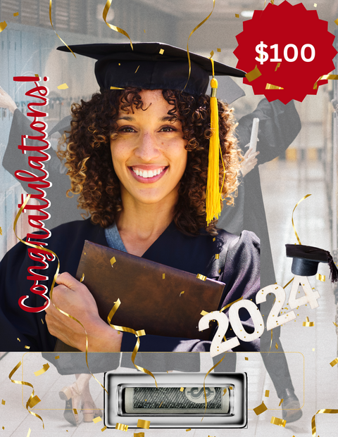 Graduation Glow-Up Money Card