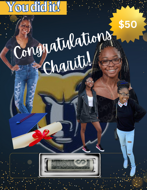Graduation Glow-Up Money Card