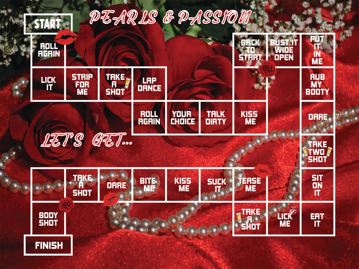 Custom Valentine’s Day Couples Game Board