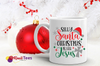 Silly Santa Christmas Mug – “Christmas Is for Jesus” Faith-Based Holiday Mug