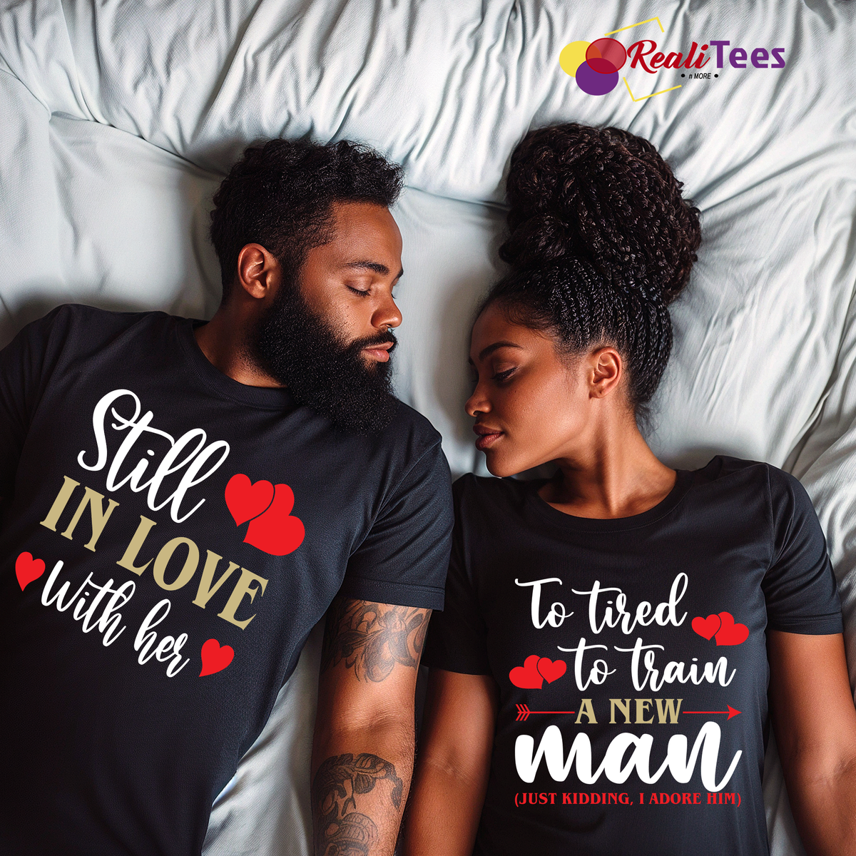 Still in Love Funny Valentine Couple Tee Set