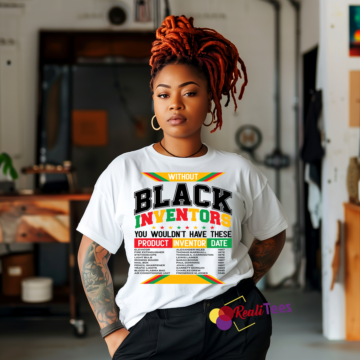 Without Black Inventors Tee – Educational Black History Shirt