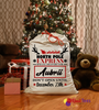 Personalized Santa Sacks | 11 Designs & 2 Sizes (20x27” & 24x31”) | Custom North Pole & Christmas Express Canvas Bags